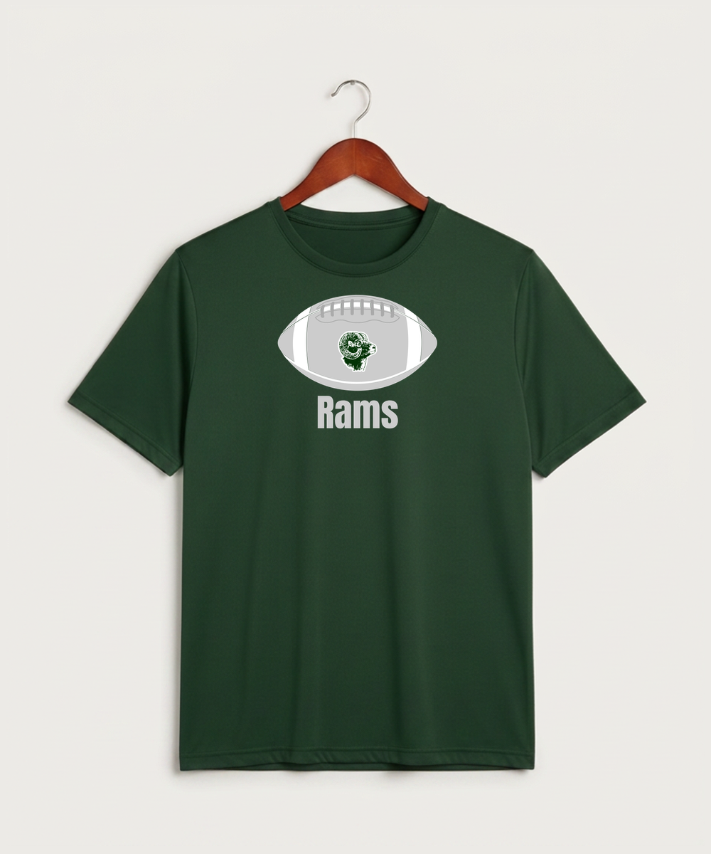 Roseau High School Football (Boys) - Forest Green Sport-Tek PosiCharge Competitor Tee. ST350