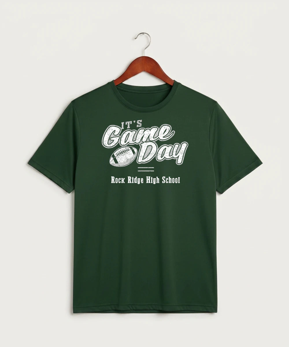 Rock Ridge High School Football (Boys) - Forest Green Sport-Tek PosiCharge Competitor Tee. ST350