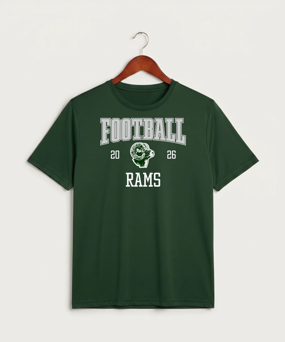 Roseau High School Football (Boys) - Forest Green Sport-Tek PosiCharge Competitor Tee. ST350