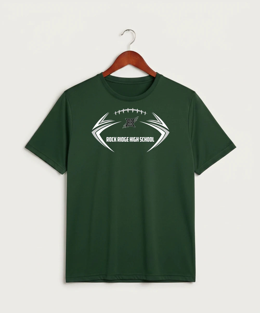 Rock Ridge High School Football (Boys) - Forest Green Sport-Tek PosiCharge Competitor Tee. ST350