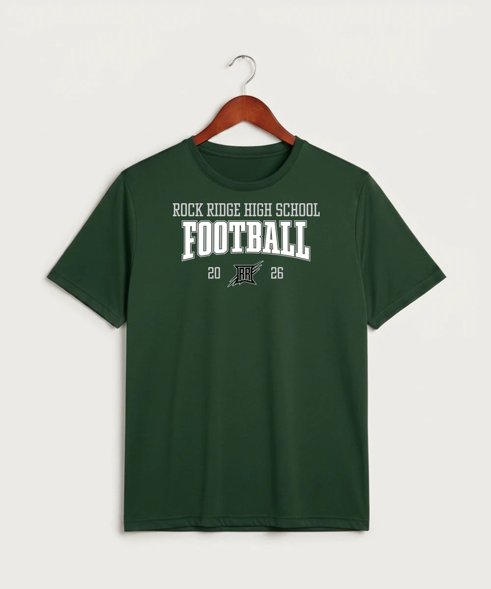 Rock Ridge High School Football (Boys) - Forest Green Sport-Tek PosiCharge Competitor Tee. ST350