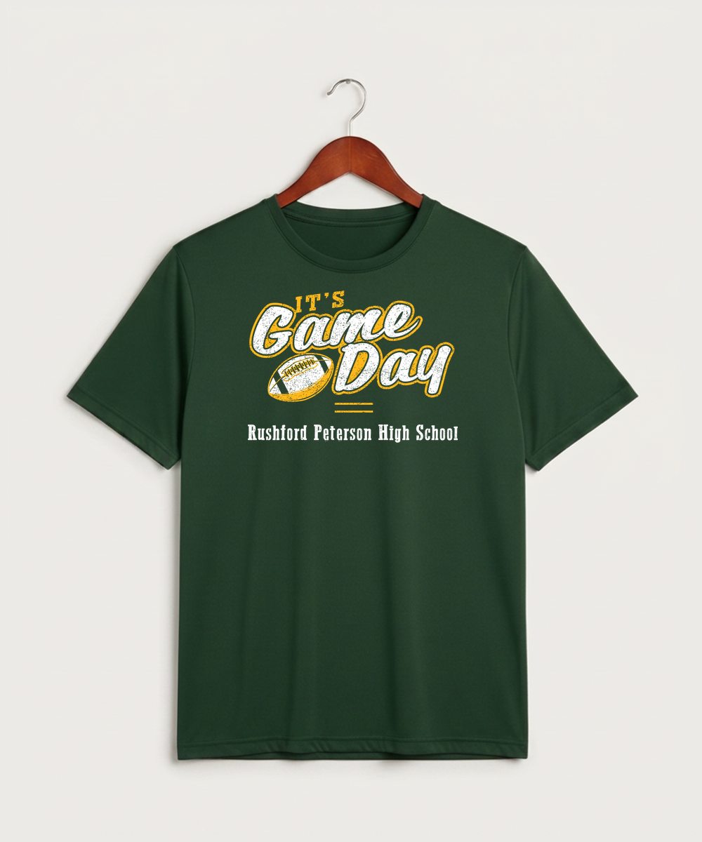 Rushford Peterson High School Football (Boys) - Forest Green Sport-Tek PosiCharge Competitor Tee. ST350