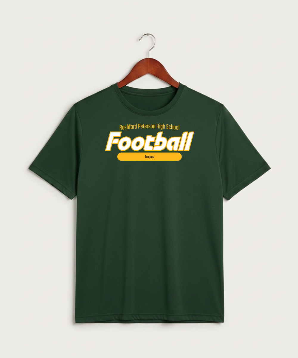 Rushford Peterson High School Football (Boys) - Forest Green Sport-Tek PosiCharge Competitor Tee. ST350