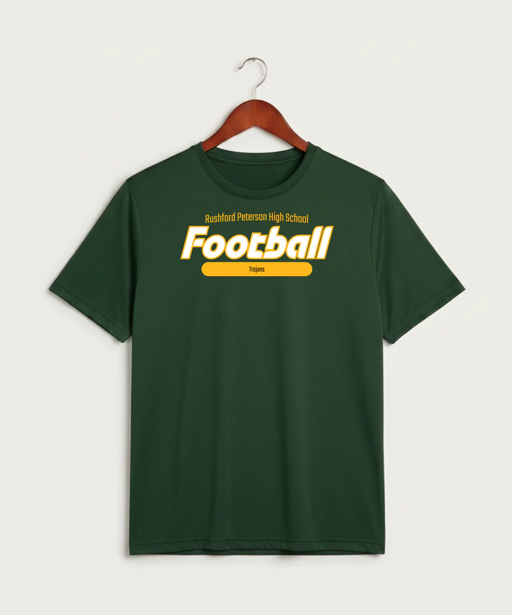 Rushford Peterson High School Football (Boys) - Forest Green Sport-Tek PosiCharge Competitor Tee. ST350