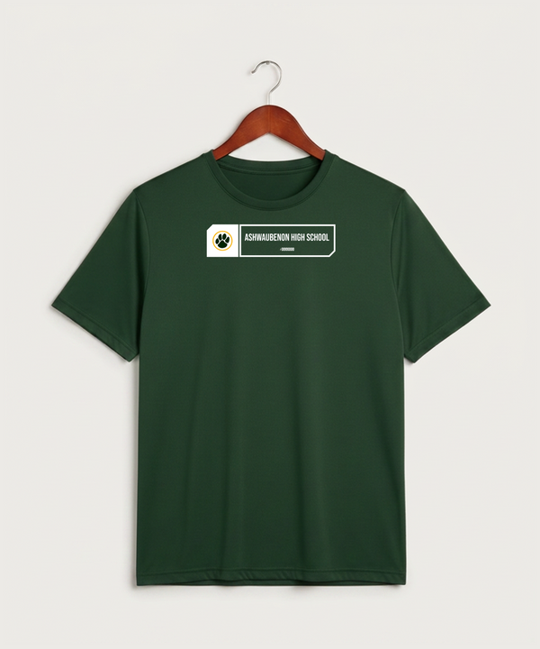 Ashwaubenon High School General (Sandbox) - Forest Green Sport-Tek PosiCharge Competitor Tee. ST350