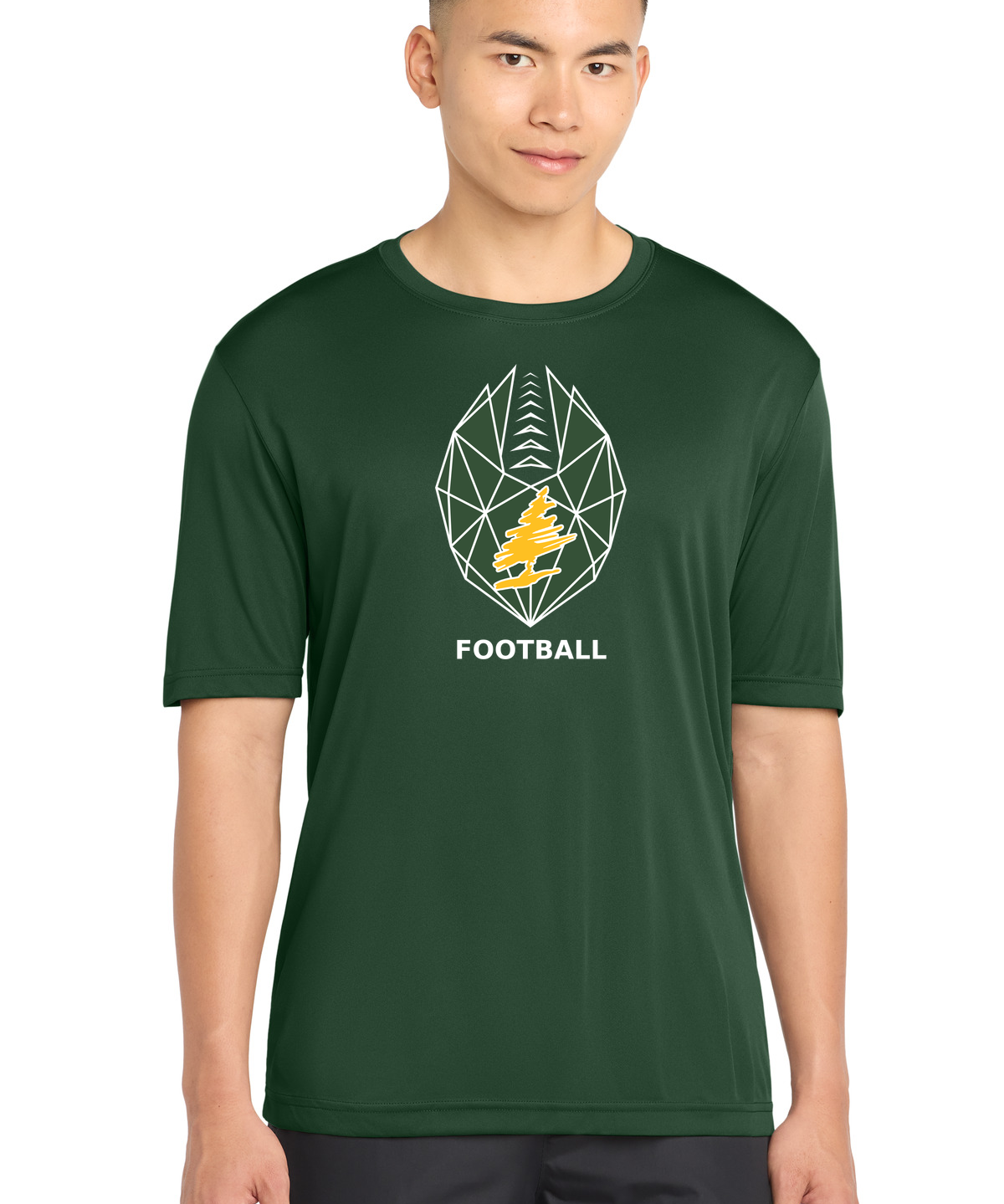 DC Everest Middle School Football — example store - Forest Green Sport-Tek PosiCharge Competitor Tee. ST350