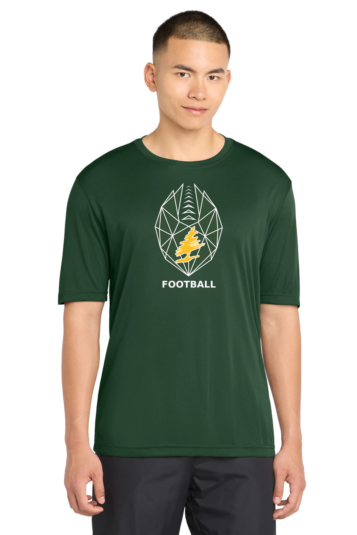 DC Everest Middle School Football — example store - Forest Green Sport-Tek PosiCharge Competitor Tee. ST350
