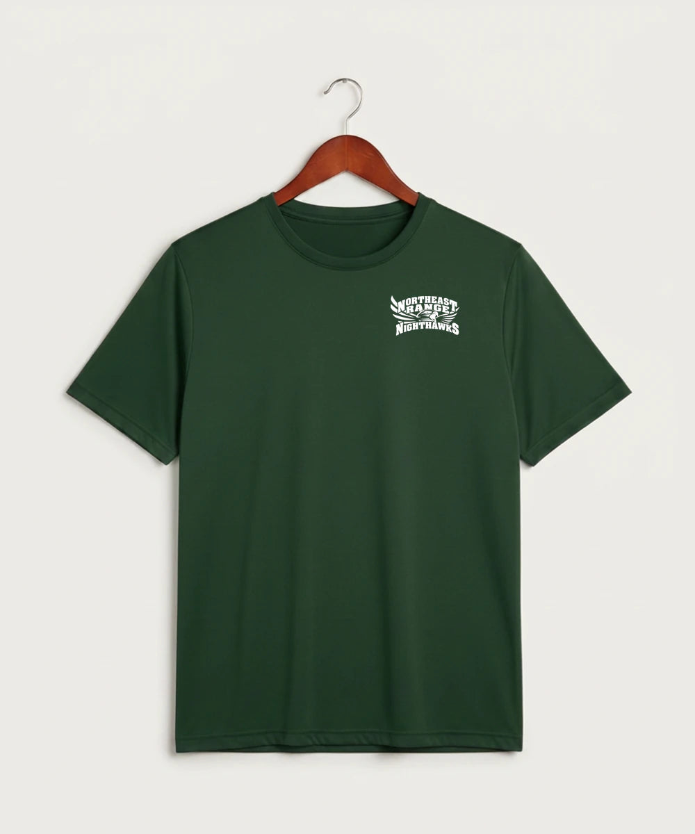 Northeast Range High School Volleyball (Girls) - Forest Green Sport-Tek PosiCharge Competitor Tee. ST350