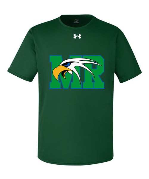Maple River High School hockey_boys - Forest Green/ White Men's Team Tech™ T-Shirt