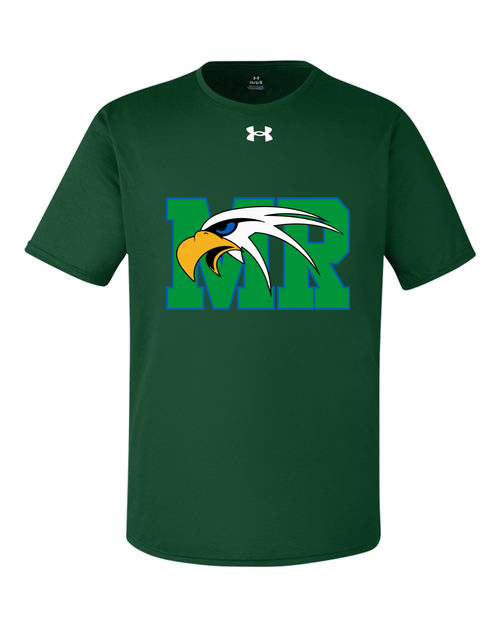 Maple River High School hockey_boys - Forest Green/ White Men's Team Tech™ T-Shirt