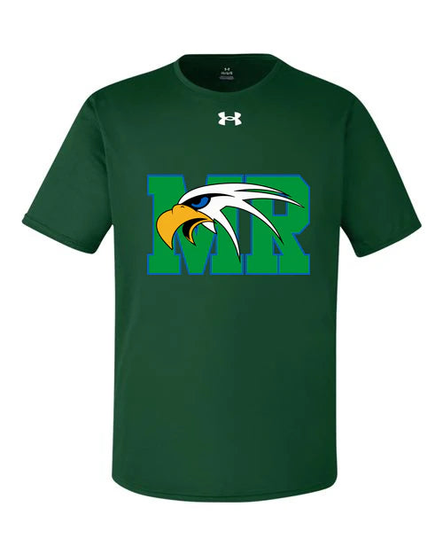 Maple River High School hockey_boys - Forest Green/ White Men's Team Tech™ T-Shirt