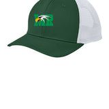 Maple River High School hockey_boys - Forest Green/ White Sport-Tek Club Trucker Cap STC46