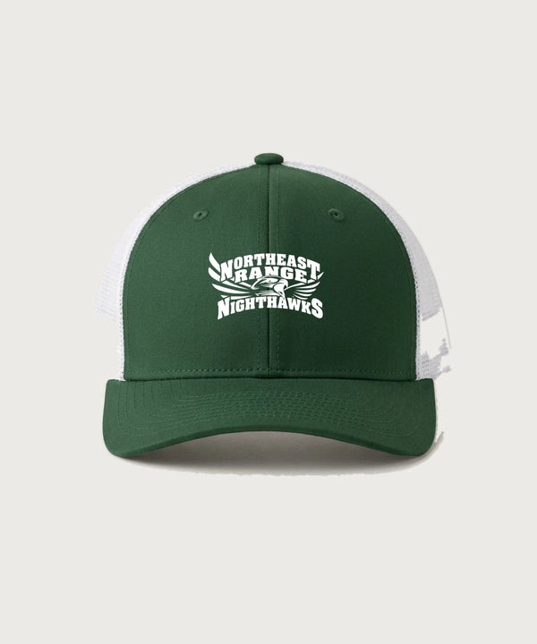 Northeast Range High School Volleyball (Girls) - Forest Green/ White Sport-Tek Club Trucker Cap STC46