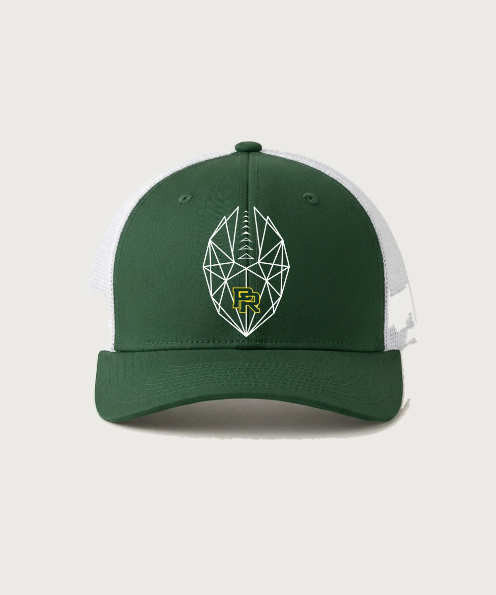 Proctor High School Football (Boys) - Forest Green/ White Sport-Tek Club Trucker Cap STC46