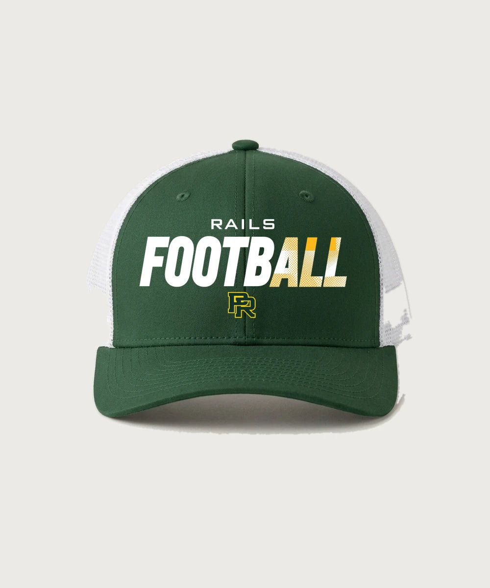 Proctor High School Football (Boys) - Forest Green/ White Sport-Tek Club Trucker Cap STC46