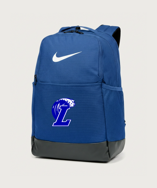Lakeview High School Football (Boys) - Game Royal Nike Brasilia Medium Backpack NKDH7709