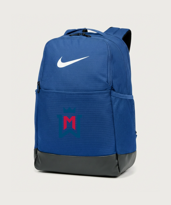 Watertown Mayer High School Football (Boys) - Game Royal Nike Brasilia Medium Backpack NKDH7709