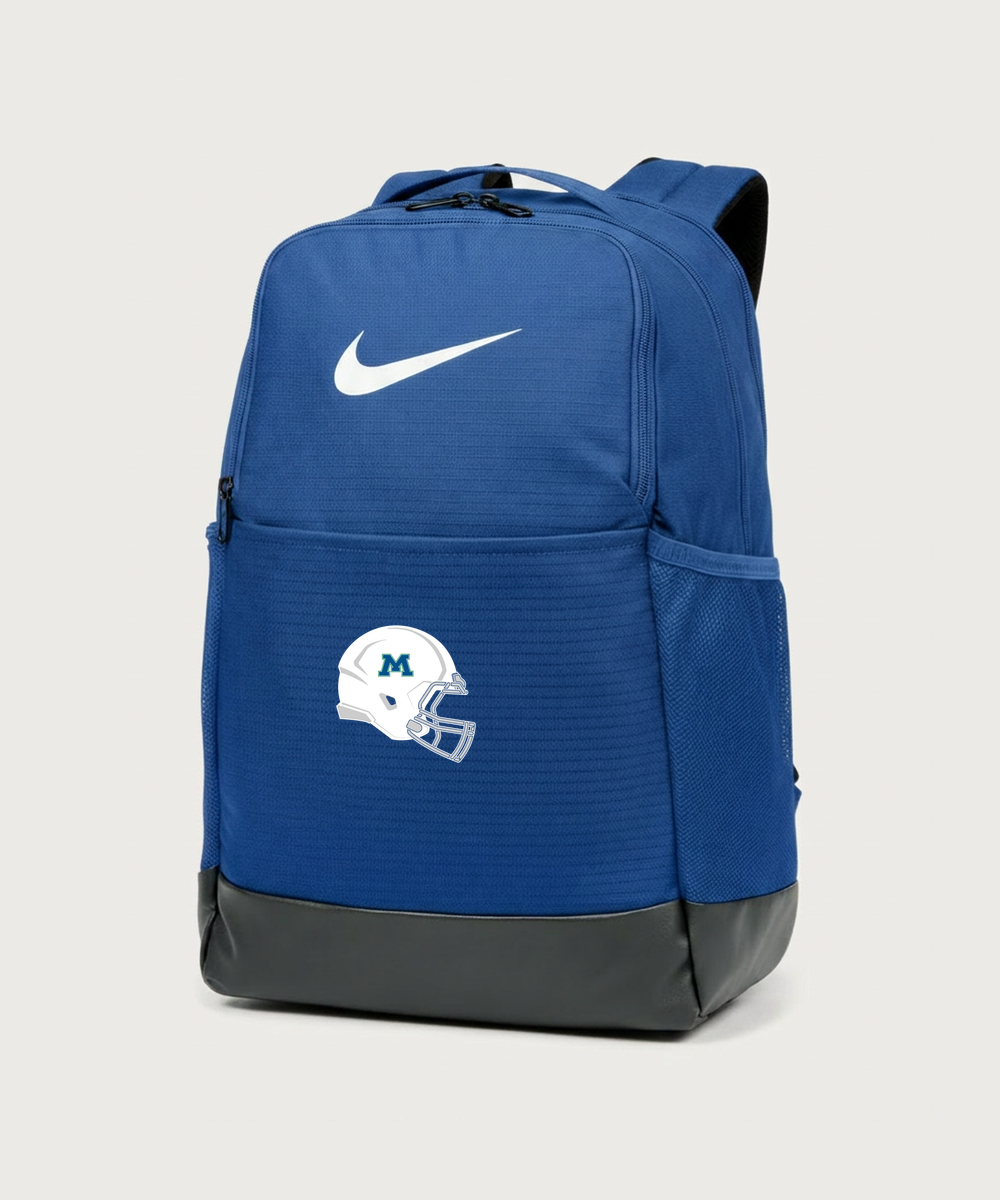 Minnewaska Area High School Football (Boys) - Game Royal Nike Brasilia Medium Backpack NKDH7709