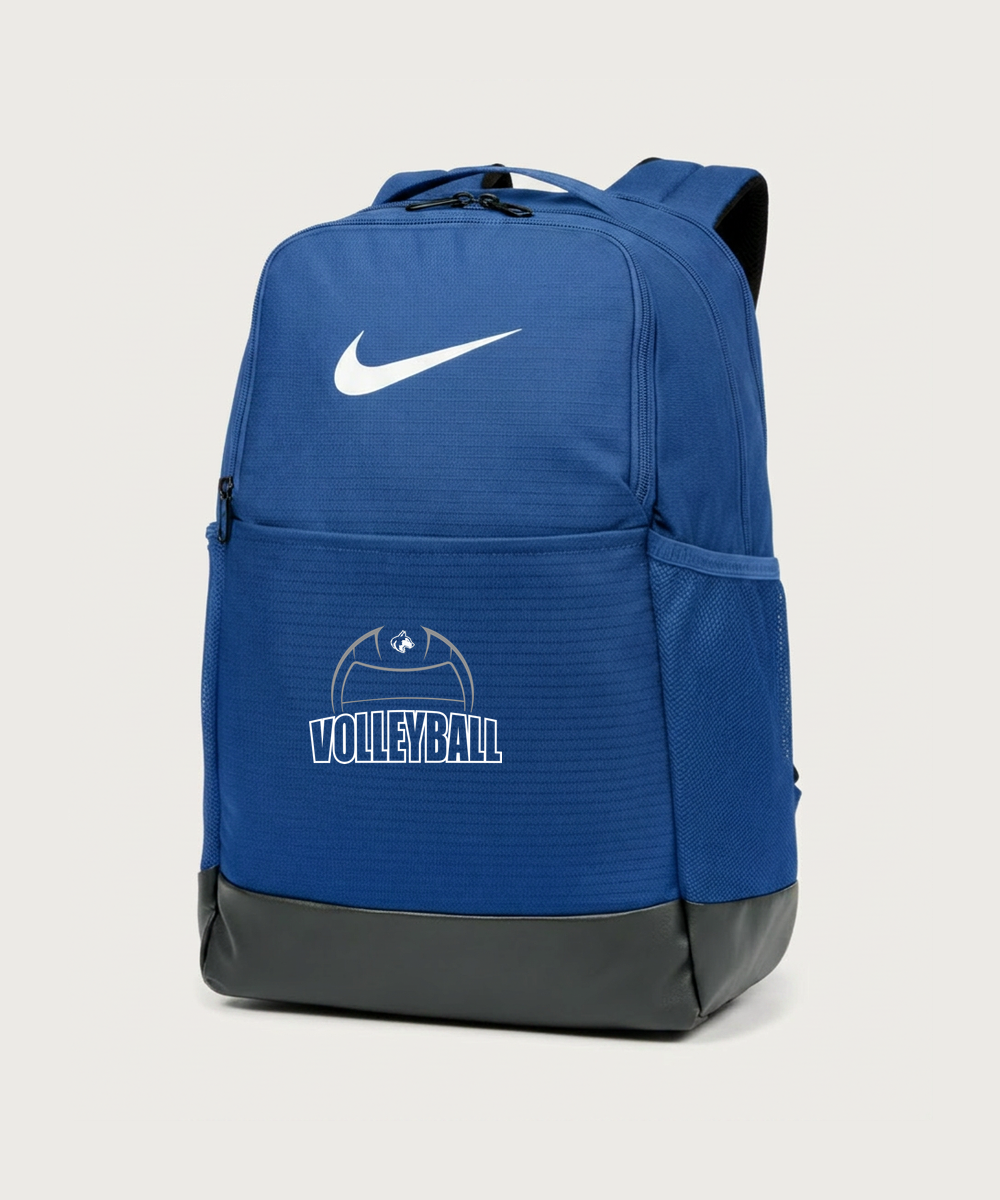 Owatonna High School Volleyball (Girls) - Game Royal Nike Brasilia Medium Backpack NKDH7709