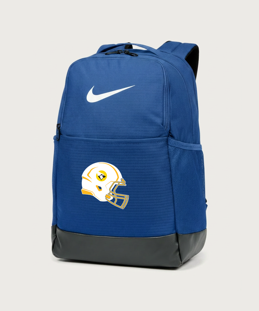 Waseca High School Football (Boys) - Game Royal Nike Brasilia Medium Backpack NKDH7709