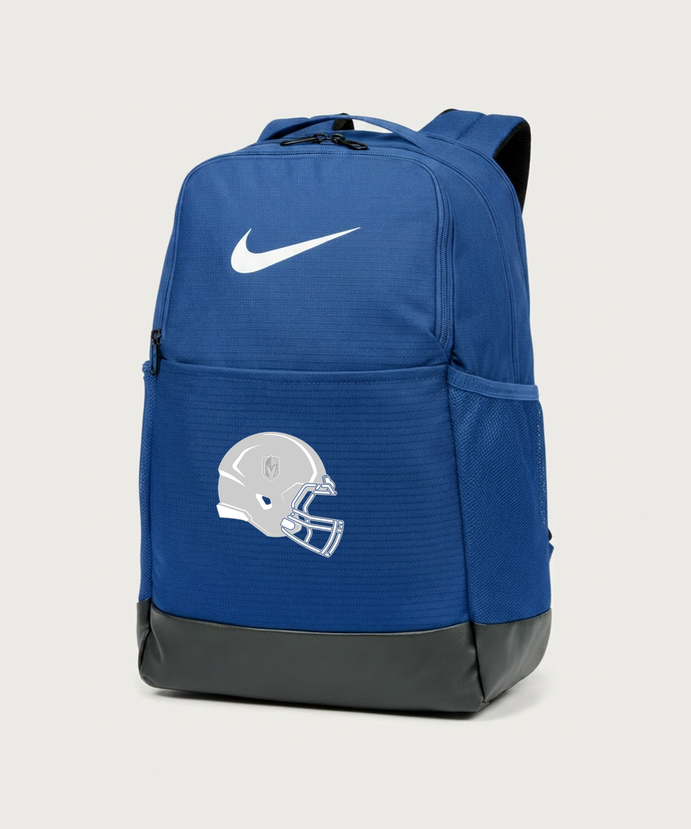 Lake Crystal-Welcome-Memorial High School Football (Boys) - Game Royal Nike Brasilia Medium Backpack NKDH7709