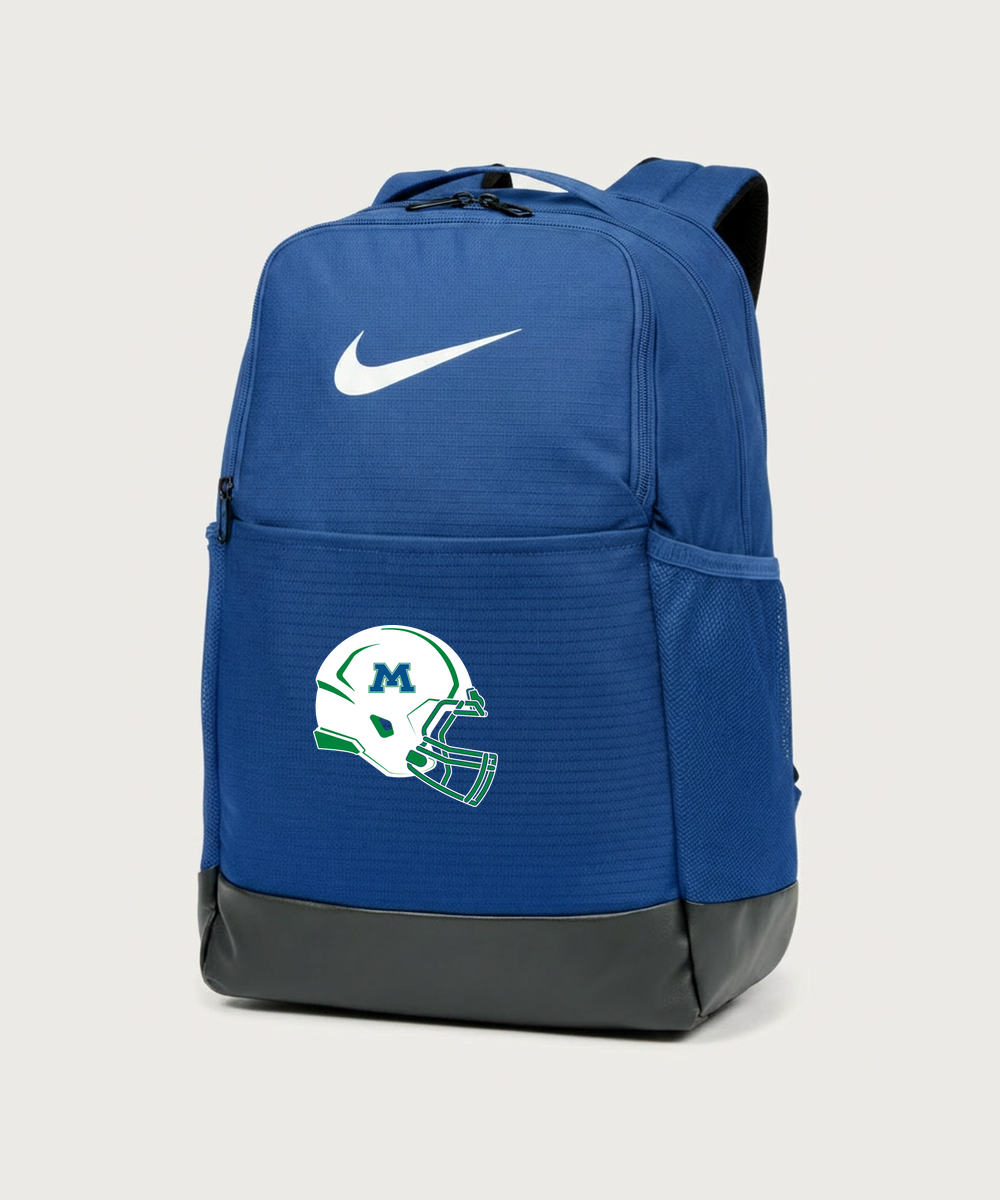 Minnewaska Area High School Football (Boys) - Game Royal Nike Brasilia Medium Backpack NKDH7709