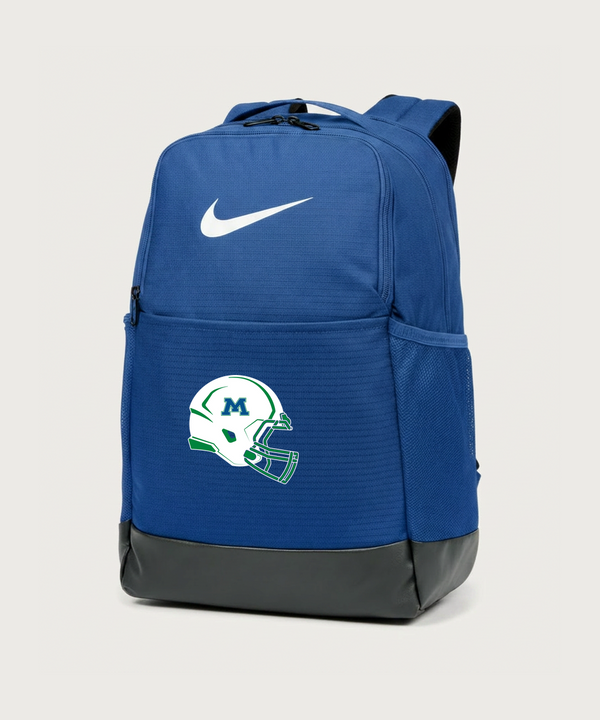 Minnewaska Area High School Football (Boys) - Game Royal Nike Brasilia Medium Backpack NKDH7709