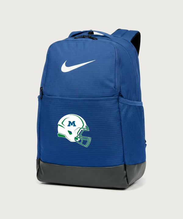 Minnewaska Area High School Football (Boys) - Game Royal Nike Brasilia Medium Backpack NKDH7709