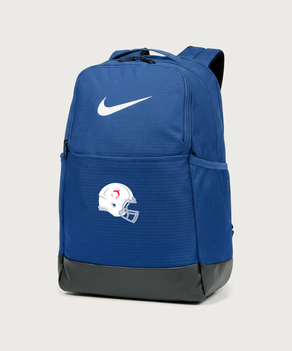 Bertha Hewitt High School Football (Boys) - Game Royal Nike Brasilia Medium Backpack NKDH7709