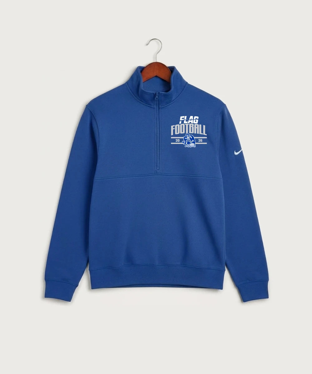 GhostFit Team Store E2E 1790034338 - Game Royal Nike Club Fleece Sleeve Swoosh 1/2-Zip NKDX6718
