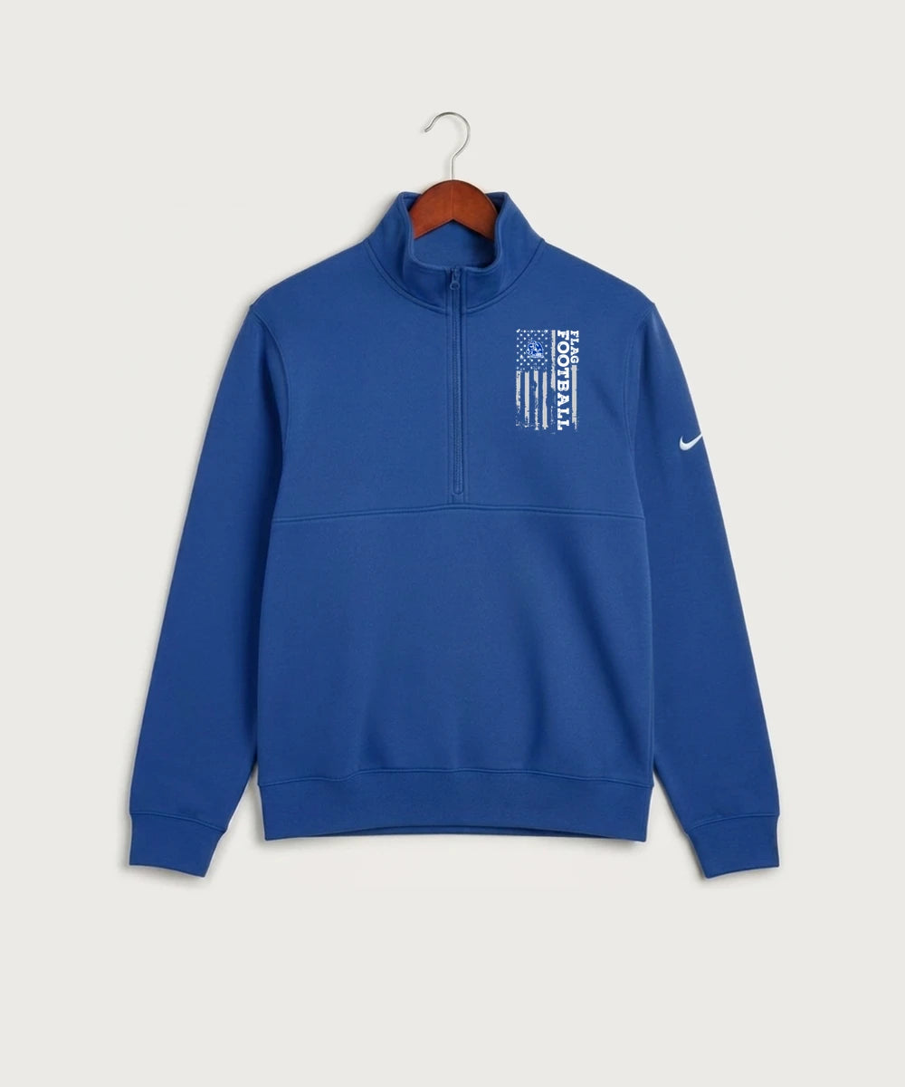GhostFit Team Store E2E 1790034338 - Game Royal Nike Club Fleece Sleeve Swoosh 1/2-Zip NKDX6718
