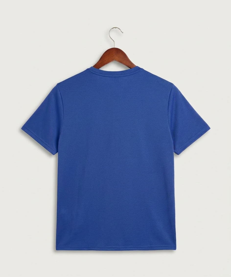 Waseca High School Football (Boys) - Game Royal Nike Swoosh Sleeve rLegend Tee NKDX8730 (back)
