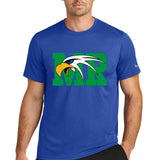 Maple River High School hockey_boys - Game Royal Nike Swoosh Sleeve rLegend Tee NKDX8730