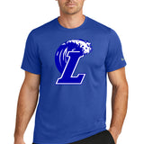 Lakeview Football - Game Royal Nike Swoosh Sleeve rLegend Tee NKDX8730