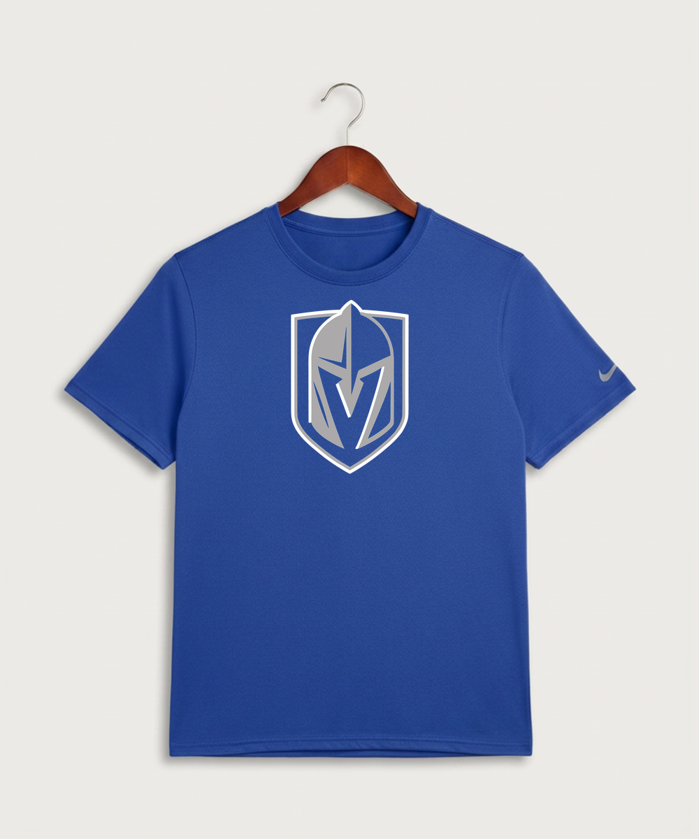 Lake Crystal-Welcome-Memorial High School Football (Boys) - Game Royal Nike Swoosh Sleeve rLegend Tee NKDX8730