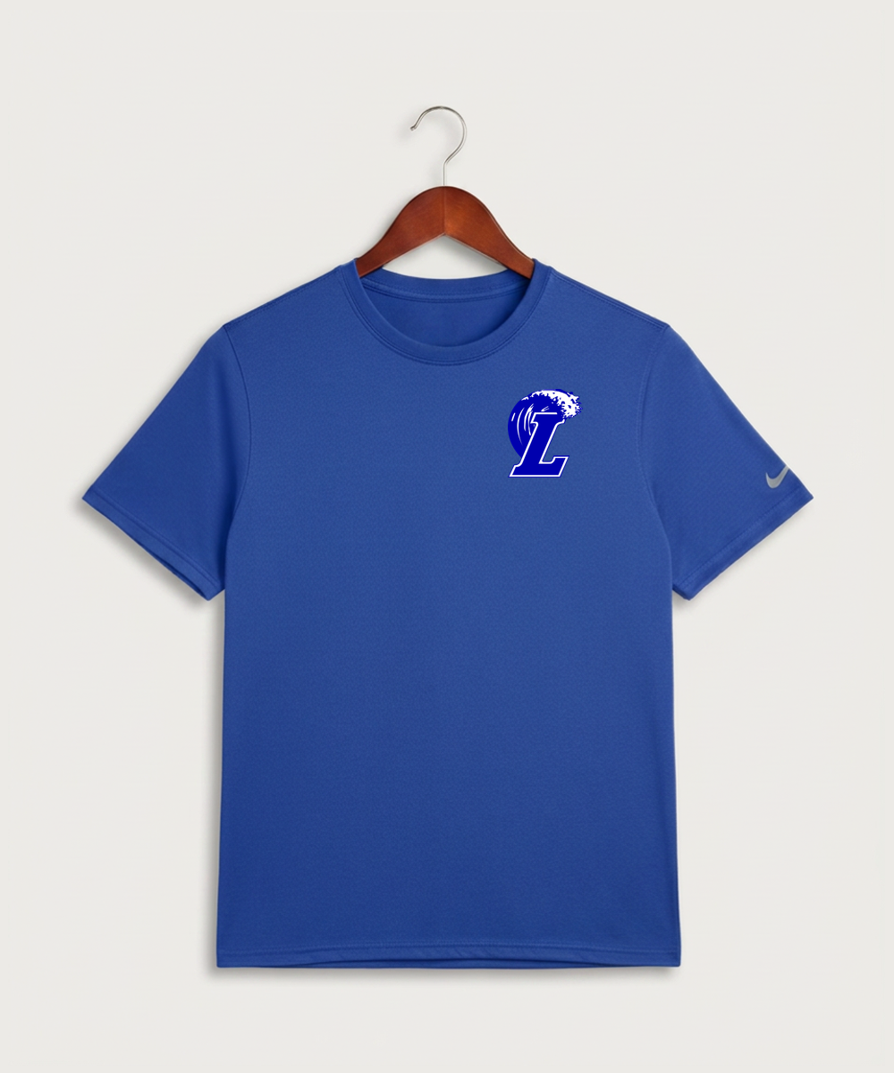 Lakeview High School Football (Boys) - Game Royal Nike Swoosh Sleeve rLegend Tee NKDX8730