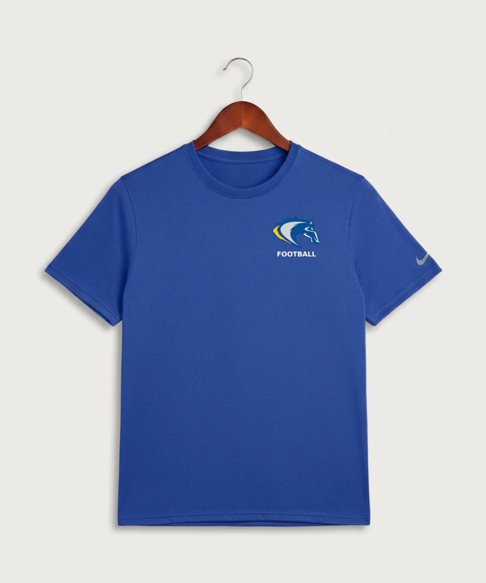 Riverside High School Football general - Game Royal Nike Swoosh Sleeve rLegend Tee NKDX8730