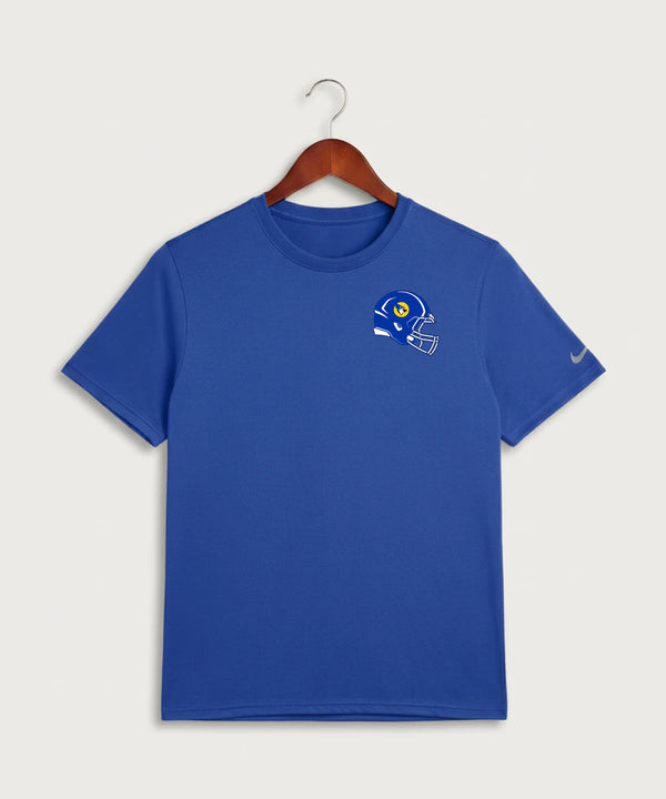 Waseca High School Football (Boys) - Game Royal Nike Swoosh Sleeve rLegend Tee NKDX8730