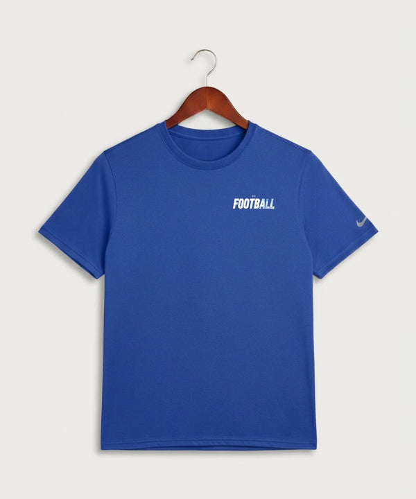 West Bend West High School Football - Game Royal Nike Swoosh Sleeve rLegend Tee NKDX8730
