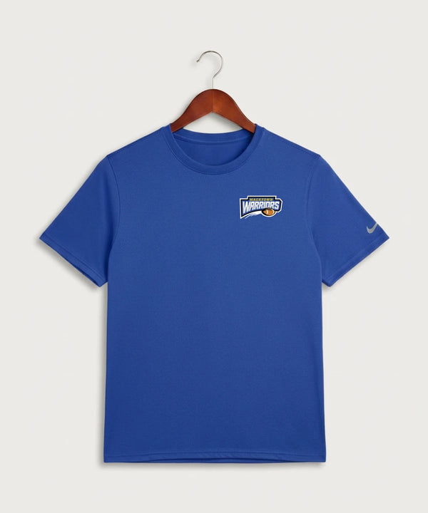 Macktown Warriors Football (Boys) - Game Royal Nike Swoosh Sleeve rLegend Tee NKDX8730