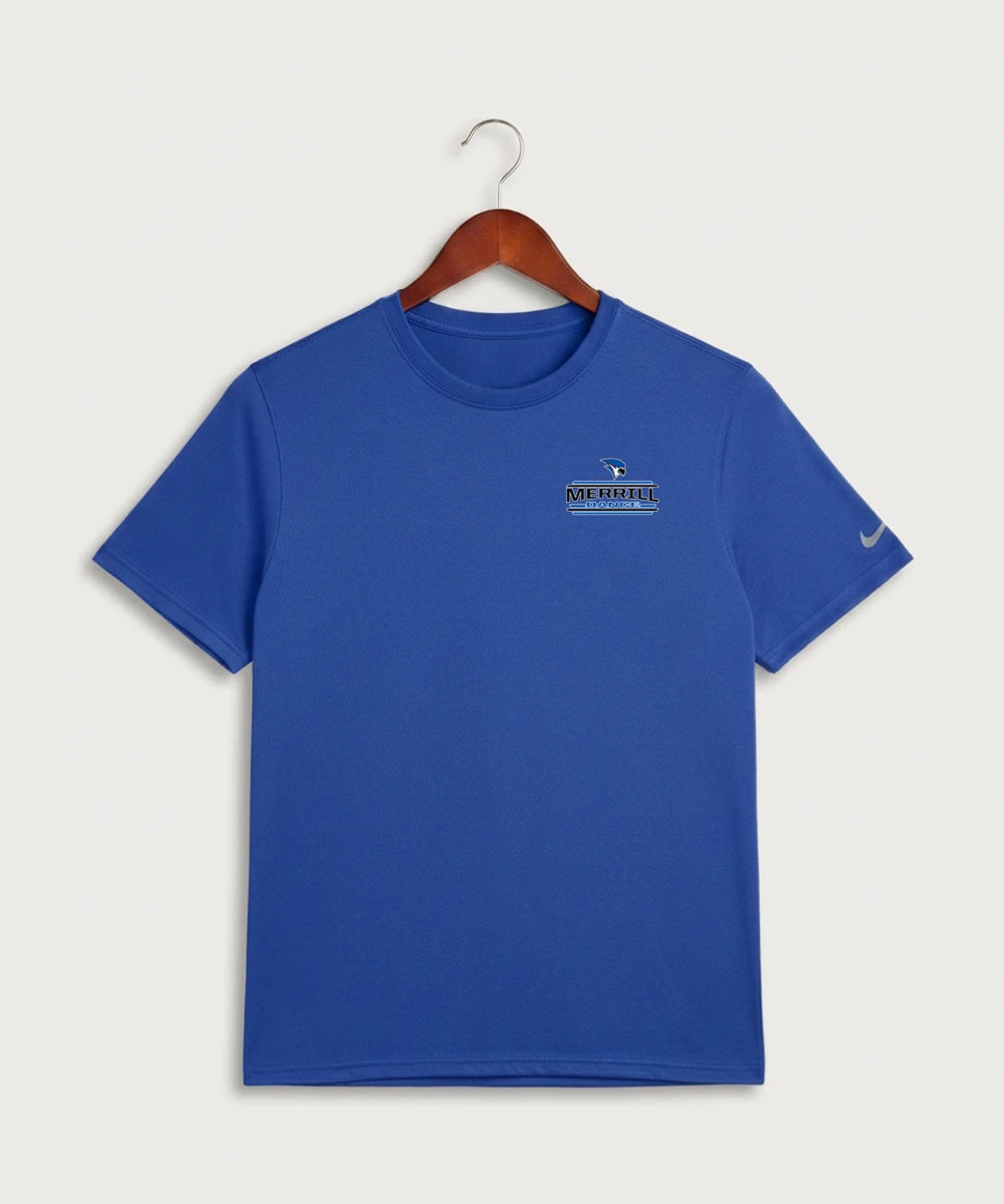Merrill Dance and Cheer - Game Royal Nike Swoosh Sleeve rLegend Tee NKDX8730