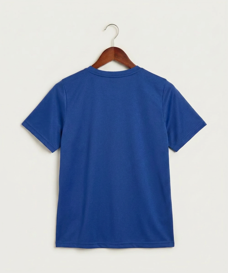 Waseca High School Football (Boys) - Game Royal Nike Youth Swoosh Sleeve rLegend Tee NKDX8787 (back)