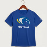 Riverside High School Football general - Game Royal Nike Youth Swoosh Sleeve rLegend Tee NKDX8787