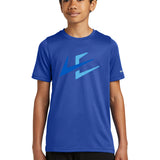 Notre Dame High School Team Store - Game Royal Nike Youth Swoosh Sleeve rLegend Tee NKDX8787