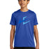 Notre Dame High School Team Store - Game Royal Nike Youth Swoosh Sleeve rLegend Tee NKDX8787