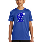 Lakeview Football - Game Royal Nike Youth Swoosh Sleeve rLegend Tee NKDX8787