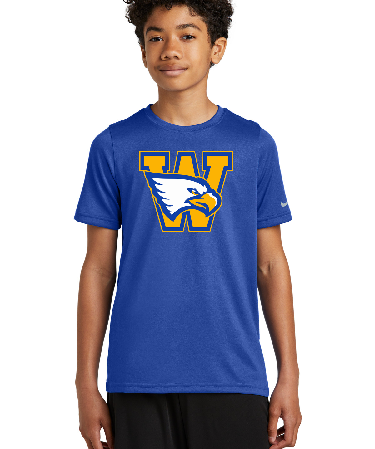 Windom Football - Game Royal Nike Youth Swoosh Sleeve rLegend Tee NKDX8787