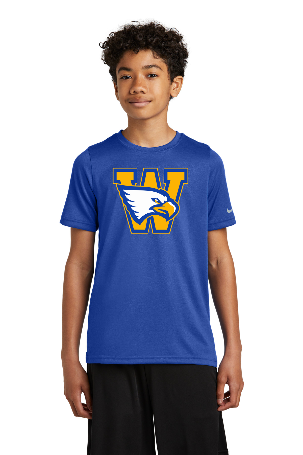 Windom Football - Game Royal Nike Youth Swoosh Sleeve rLegend Tee NKDX8787