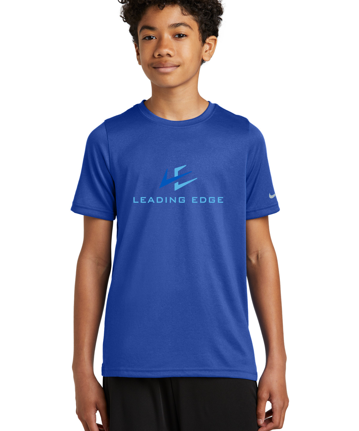 Notre Dame High School Team Store - Game Royal Nike Youth Swoosh Sleeve rLegend Tee NKDX8787
