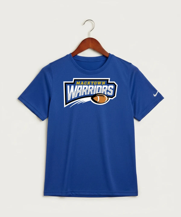 Macktown Warriors Football (Boys) - Game Royal Nike Youth Swoosh Sleeve rLegend Tee NKDX8787